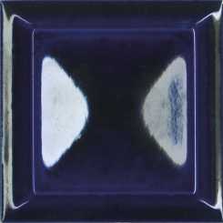 Circle cube mimbre decor cube cobalto  Декор