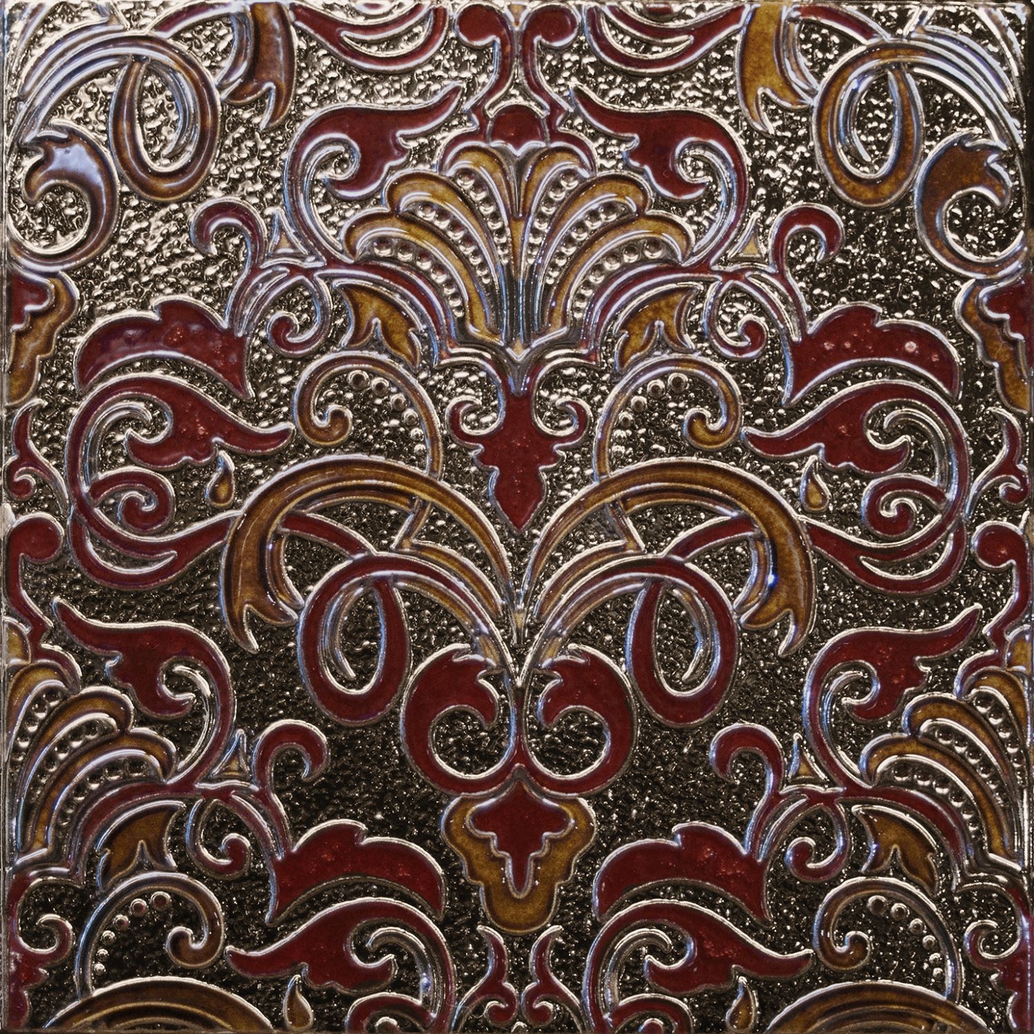 Absolut Keramika Milano Composicion Damasco Granate