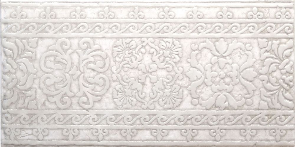 Absolut Keramika Papiro Cenefa Gotico White Бордюр напольный