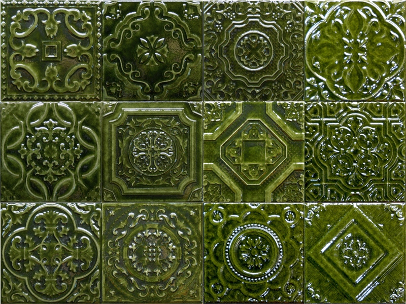 Absolut Keramika Toledo Green Настенная плитка