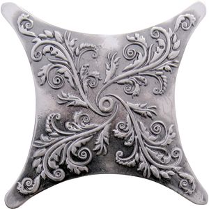 Absolut Keramika Vecchio Barelli Striato Estrella E1 Plata Oxidada / Black Silver Декор